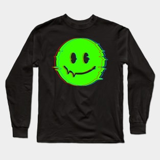 ACID HOUSE MUSIC - ELECTRO GREEN Long Sleeve T-Shirt